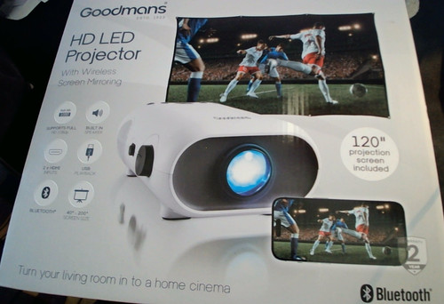 Goodmans led projektor mit - projektor,